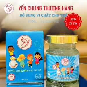 yến chưng thượng hạng yến sào nam bộ cho trẻ em