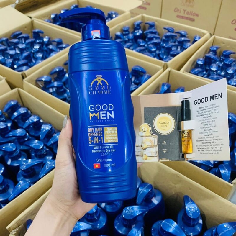 sữa tắm gội nam good men xanh 600ml