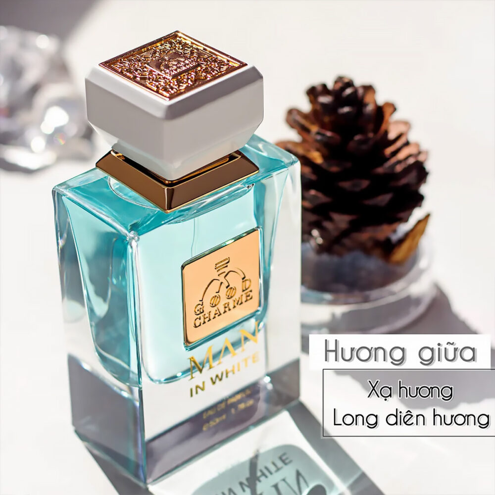 50ml MAN IN WHITE EDP GOOD CHARME | Sạch sẽ, tinh tế và cuốn hút theo cách rất riêng (hết hàng) - Ảnh 3