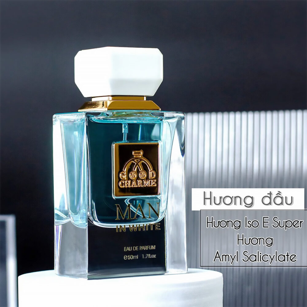 50ml MAN IN WHITE EDP GOOD CHARME | Sạch sẽ, tinh tế và cuốn hút theo cách rất riêng (hết hàng) - Ảnh 2