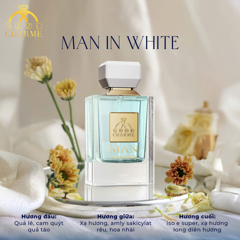 50ml MAN IN WHITE EDP GOOD CHARME | Sạch sẽ, tinh tế và cuốn hút theo cách rất riêng (hết hàng) - Ảnh 5